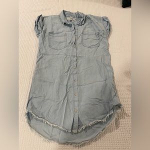 Thread & Supply light wash women’s denim dress size extra small